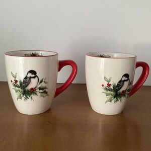Set of 2 Susan Wright Winter Song Coffee Cups by Certified International